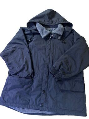 CYRK C3 Men's Blue Long Sleeve Nylon Fleece Lined Hooded Windbreaker Jacket XL